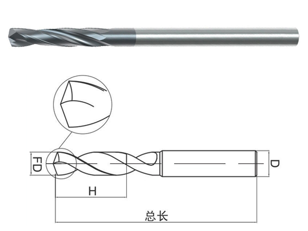 钢用硬质合金钻